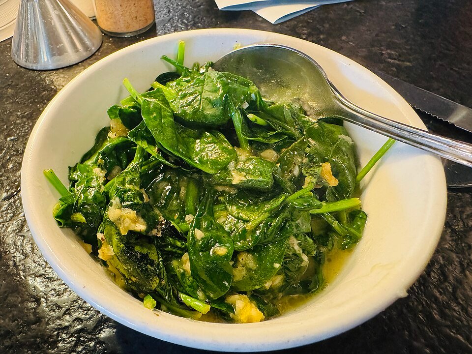Spinaci all'Aglio